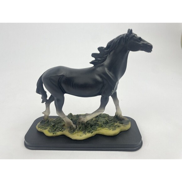 Black Stallion Southwest Reflection Collection Sculptured Resin Horse Figurine - Picture 2 of 9